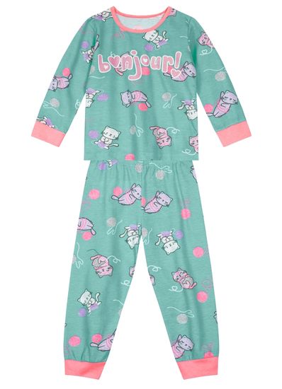 Pijama Brilha No Escuro Em Malha Infantil Menina Brandili - 8