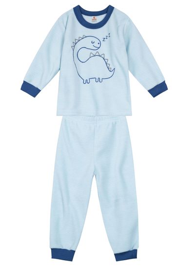 Pijama Soft Listrado Infantil Menino Brandili - 8