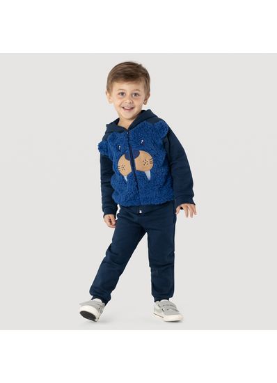 Conjunto Moletom Infantil Menino Brandili - 3