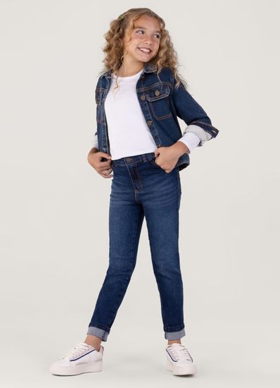 Jaqueta Jeans Super Comfort Infantil Menina Brandili - 6