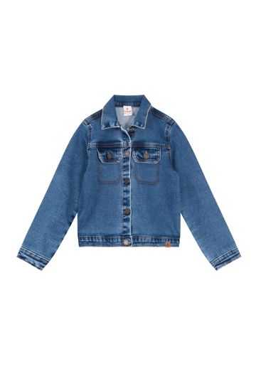 Jaqueta Jeans Super Comfort Infantil Menina Brandili - 4