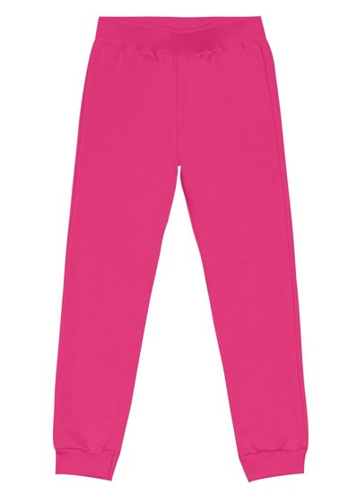 Calça jogger básica infantil menina em moletom Brandili - 4