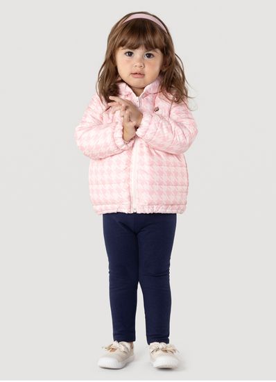 Jaqueta Puffer Infantil Menina Mundi - 8