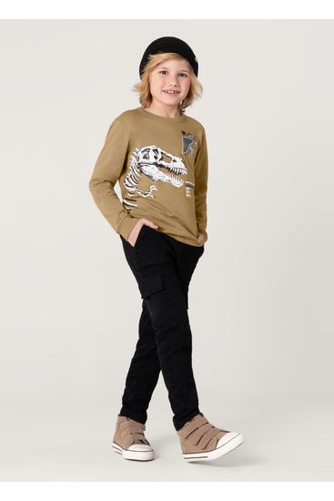 Camiseta Em Malha Infantil Menino Brandili - 4