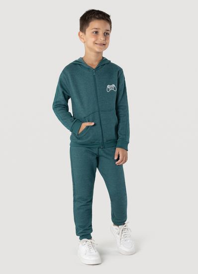 Conjunto Moletom Jeans Infantil Menino Brandili - 8