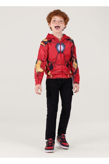 Jaqueta Microfibra Os Vingadores Infantil Unissex Brandili - 10