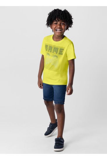 Camiseta infantil menino em malha Brandili - 10