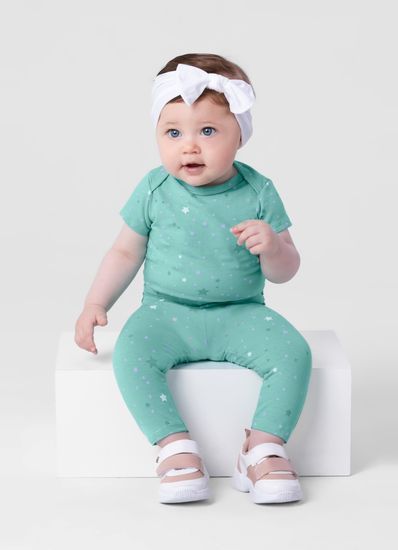 Body Básico bebê menina de ribana Brandili Baby - G