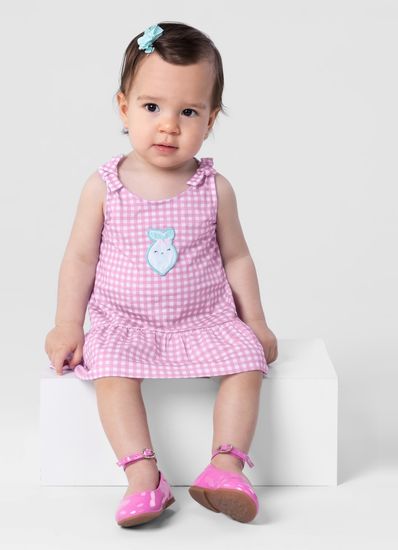 Vestido bebê menina regata Brandili Baby - G