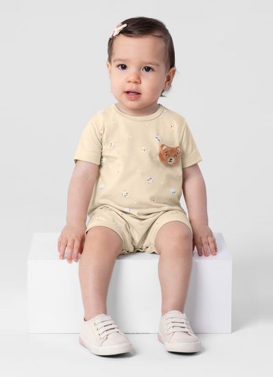 Macaquinho Bebe Unissex Brandili Baby Macaquinho bebê unissex Brandili Baby - G