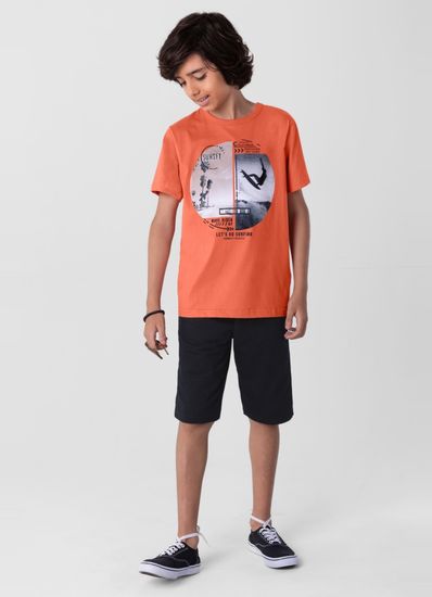 Camiseta infantil menino em malha Extreme - 10