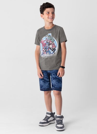 Camiseta Marvel Avengers infantil menino Brandili - 10