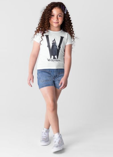 Blusa Wandinha infantil menina em malha Brandili - 10