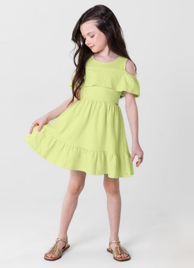 Vestido infantil menina em cotton Mundi - 10