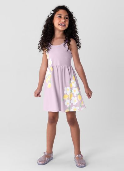 Vestido infantil menina em malha Brandili - 10