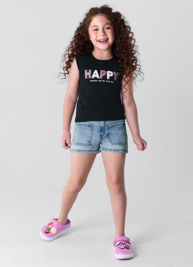 Blusa infantil menina em malha Brandili - 10