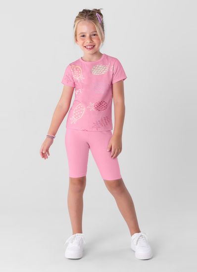 Blusa estampada infantil menina em malha Brandili - 10