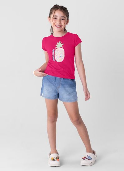 Blusa infantil menina em malha Brandili - 10