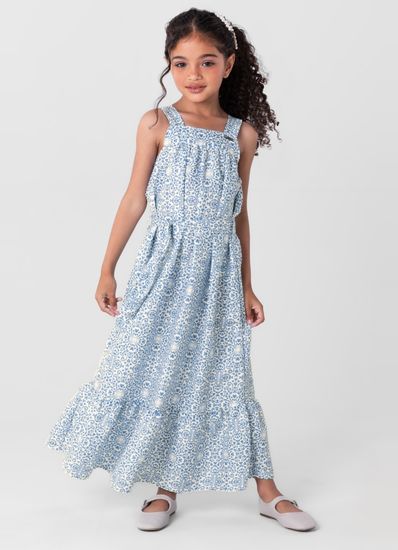 Vestido infantil menina midi Mundi - 14