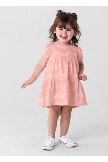 Vestido infantil menina em malha Brandili - 10