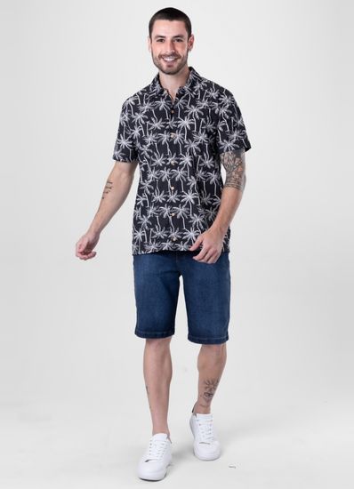 Camisa adulto masculina estampada Brandili - G