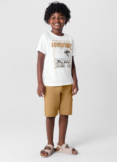 Conjunto infantil menino com camiseta e bermuda Brandili - 4