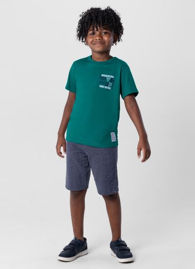 Conjunto infantil menino com camiseta e bermuda Brandili - 10