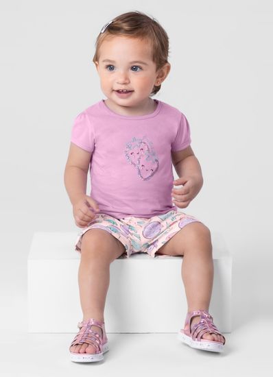 Conjunto bebê menina Brandili Baby - G