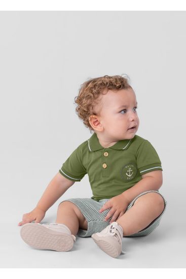 Conjunto polo infantil menino Mundi - G