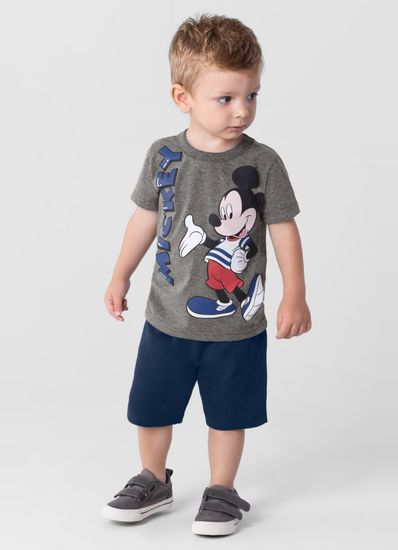 Conjunto Mickey Mouse infantil menino Brandili - 1