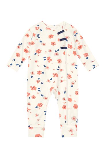 Macacão bebê menina estampado em cotton Brandili Baby - G