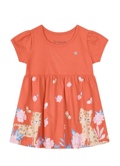 Vestido bebê menina em malha Brandili Baby - G