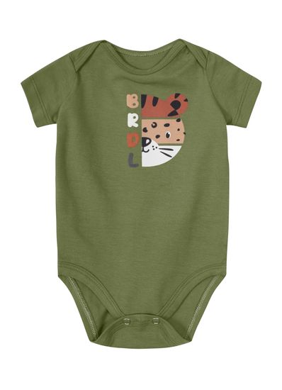 Body bebê menino de cotton Brandili Baby - G