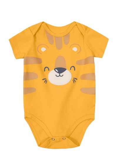 Body bebê menino de cotton Brandili Baby - RN