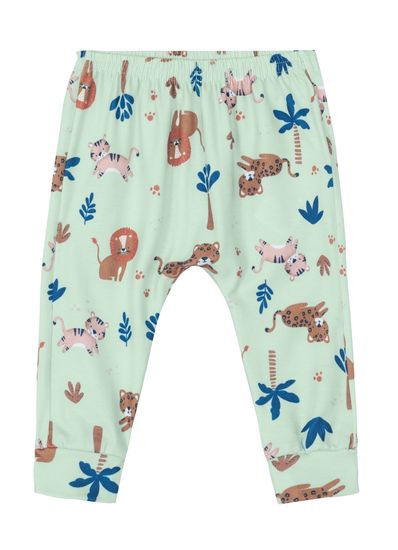 Calça saruel bebê menino em cotton Brandili Baby - G