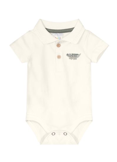 Body polo Básico bebê unissex de malha Brandili Baby - G