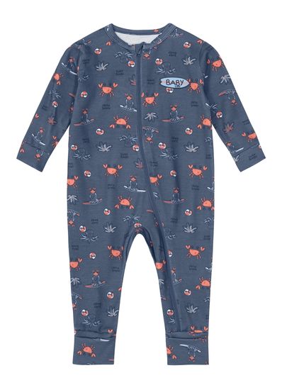 Macacão bebê menino estampado em cotton Brandili Baby - G