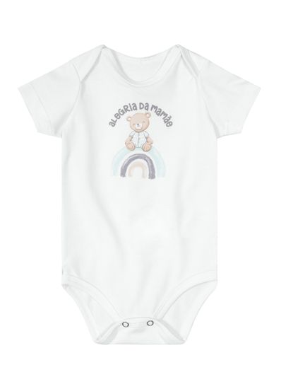 Body bebê unissex em cotton Brandili baby - G