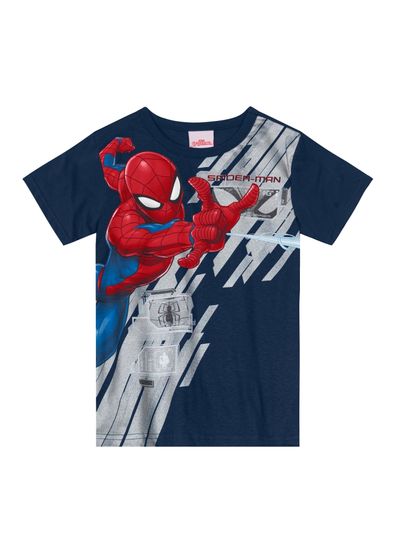 Camiseta Homem Aranha infantil menino Brandili - 8