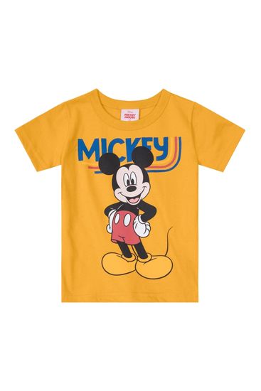 Camiseta Mickey Mouse infantil menino Brandili - 1