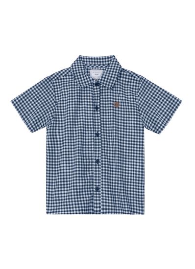 Camisa infantil menino denim Mundi - 10