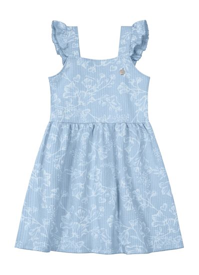 Vestido estampado infantil menina Mundi - 10