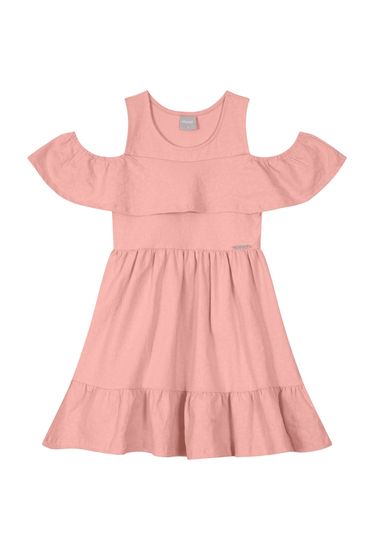 Vestido infantil menina em cotton Mundi - 10