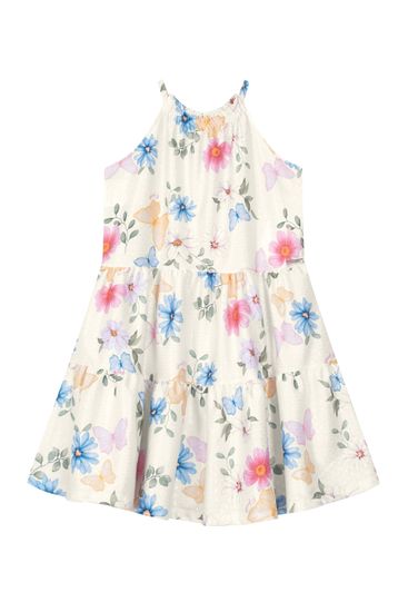 Vestido infantil menina estampado Mundi - 6