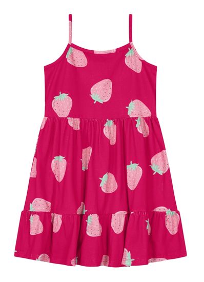 Vestido infantil menina com alças Brandili - 10