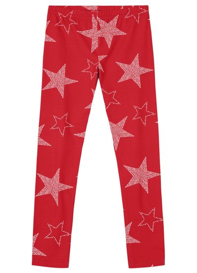 Calça legging estampada infantil menina em cotton Brandili - 10