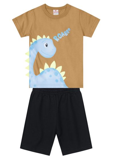 Conjunto infantil menino com camiseta e bermuda Brandili - 1