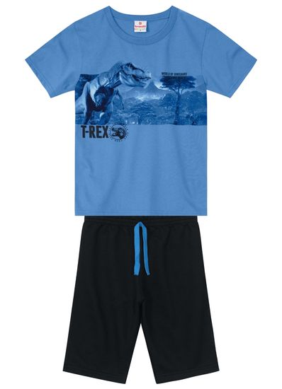 Conjunto infantil menino com camiseta e bermuda Brandili - 10