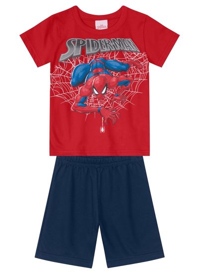 Conjunto Homem Aranha infantil menino Brandili - 1