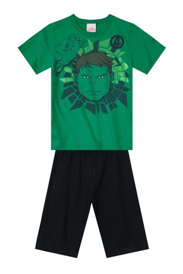 Conjunto Marvel Avengers infantil menino Brandili - 10